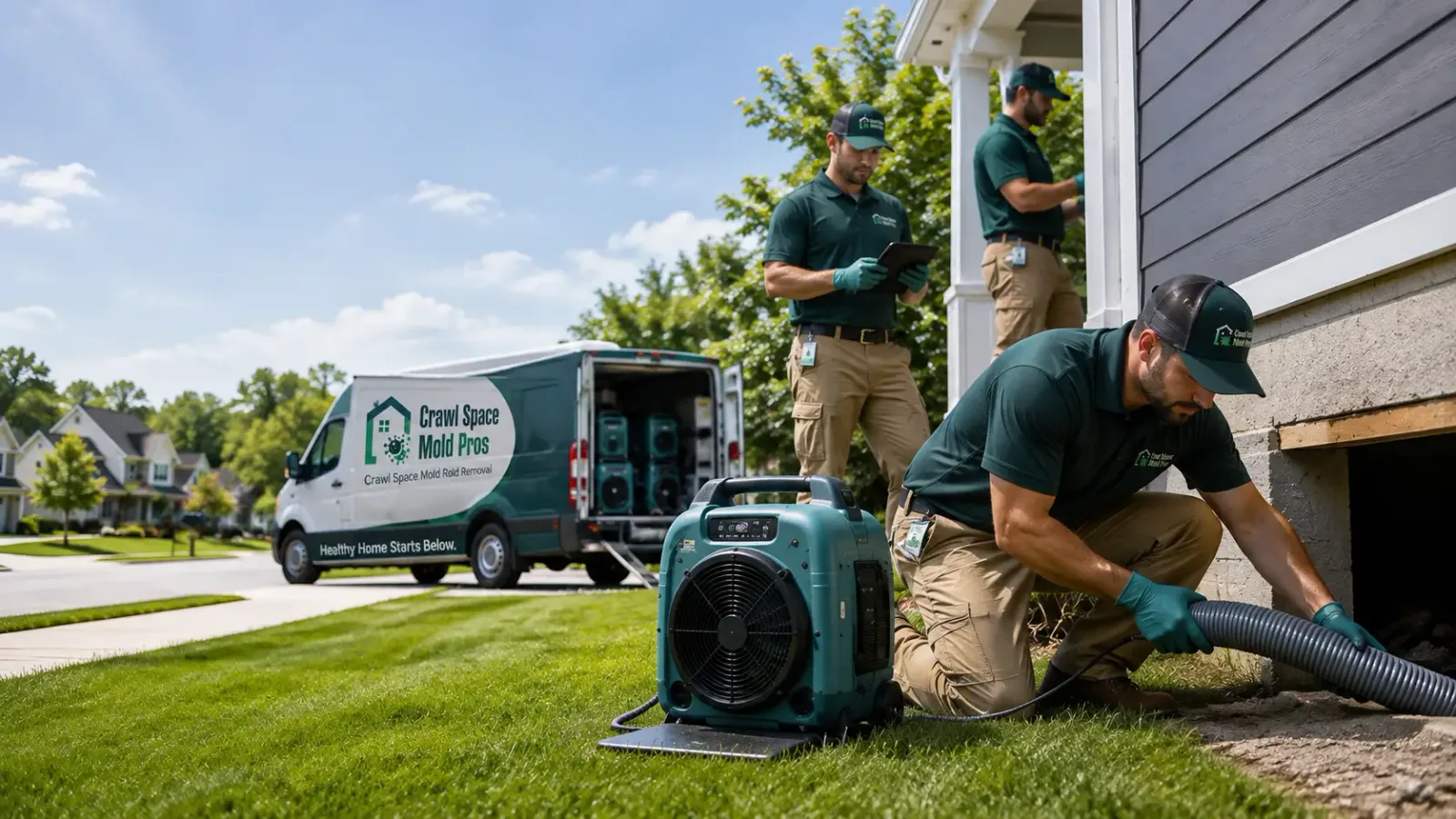 Crawl Space Mold Removal in Miamisburg, OH